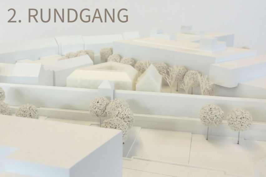 MAXTORMAUER NÜRNBERG | MODELL 2. RUNDGANG | QUELLE: SRAP SEDLAK RISSLAND ARCHITEKTEN PARTNERSCHAFT GMBH, NÜRNBERG