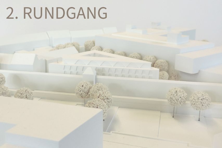 MAXTORMAUER NÜRNBERG | MODELL 2. RUNDGANG | QUELLE: MAISCH WOLF ARCHITEKTEN PARTNERSCHAFTSGESELLSCHAFT mbH, MÜNCHEN