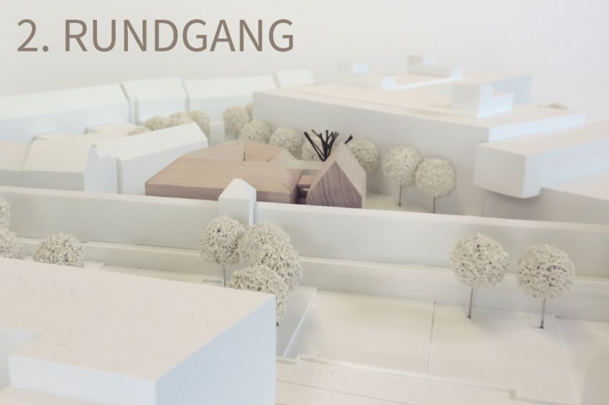 MAXTORMAUER NÜRNBERG | MODELL 2. RUNDGANG | QUELLE: RAUM 3 MASSARI + PARTNER ARCHITEKTEN UND STADTPLANER mbH, NÜRNBERG