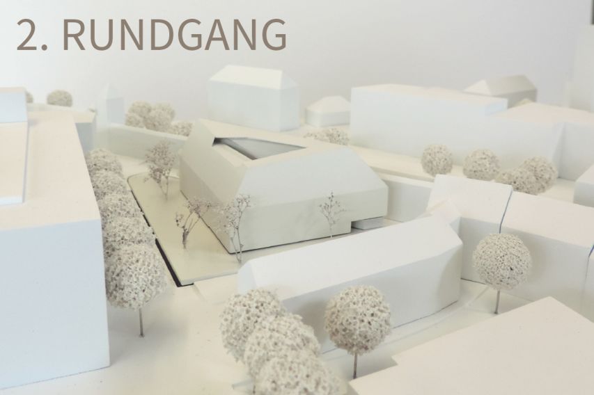 MAXTORMAUER NÜRNBERG | MODELL 2. RUNDGANG | QUELLE: SCHULZ ARCHITEKTUR ZT GMBH, GRAZ