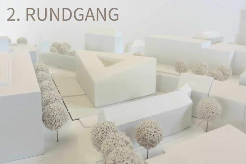 MAXTORMAUER NÜRNBERG | MODELL 2. RUNDGANG | QUELLE: GP WIRTH ARCHITEKT, NÜRNBERG