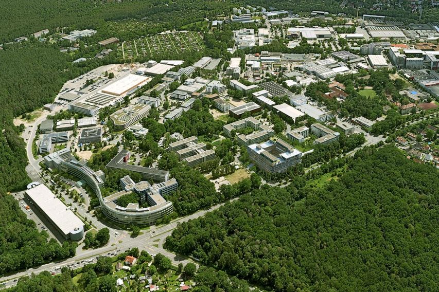 CAMPUS NORDOSTPARK | ANSICHT NORDWESTEN | ILLUSTRATION | QUELLE: RÜSTIG IMMOBILIEN