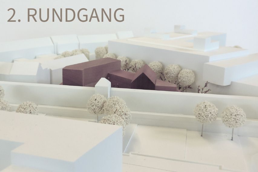 MAXTORMAUER NÜRNBERG | MODELL 2. RUNDGANG | QUELLE: W&V ARCHITEKTEN GMBH, LEIPZIG