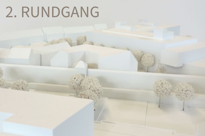MAXTORMAUER NÜRNBERG | MODELL 2. RUNDGANG | QUELLE: HÄNDEL JUNGHANS ARCHITEKTEN GMBH, MÜNCHEN