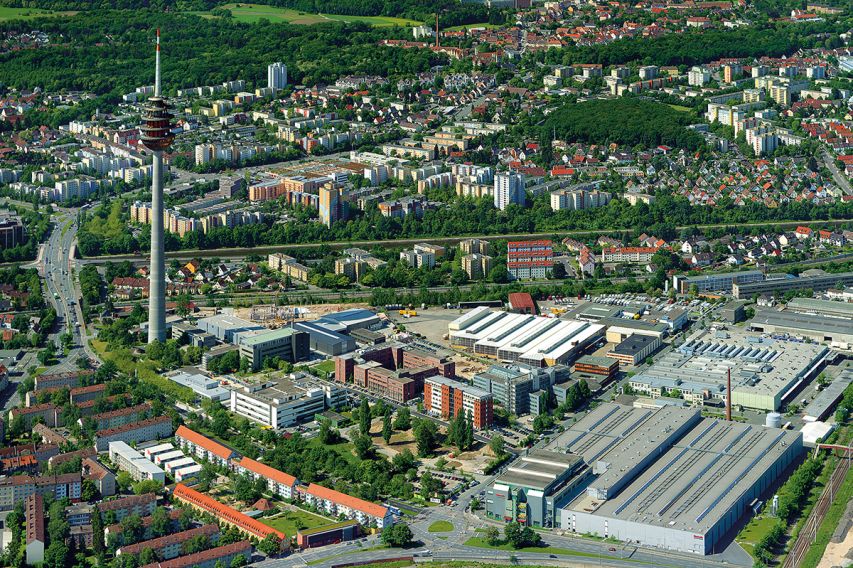 HANSAPARK | LUFTBILD AUS NORDOSTEN | QUELLE: HAJO DIETZ