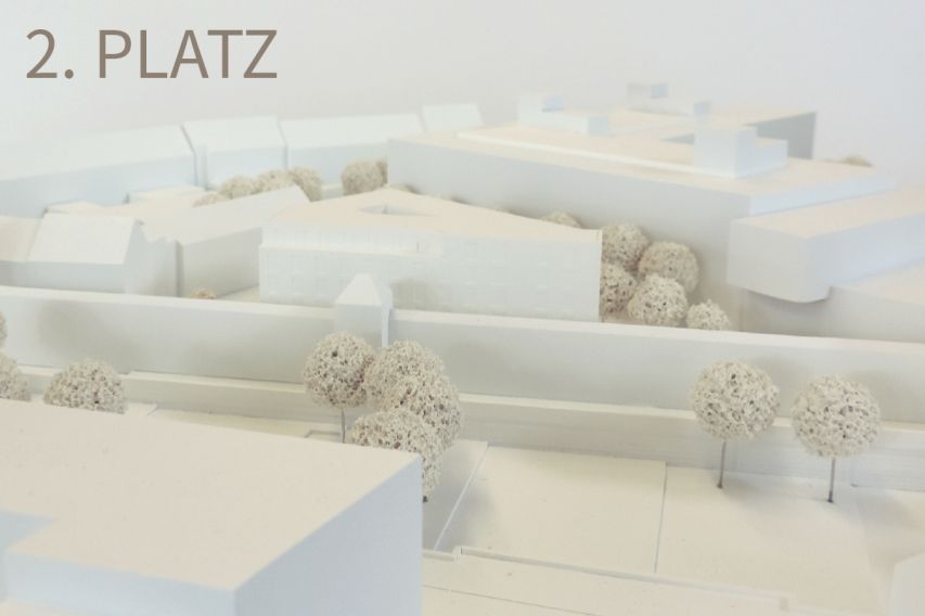 MAXTORMAUER NÜRNBERG | MODELL DES 2. PREISES | QUELLE: BOGEVISCHS BÜRO ARCH.+STADTPL. GMBH, MÜNCHEN