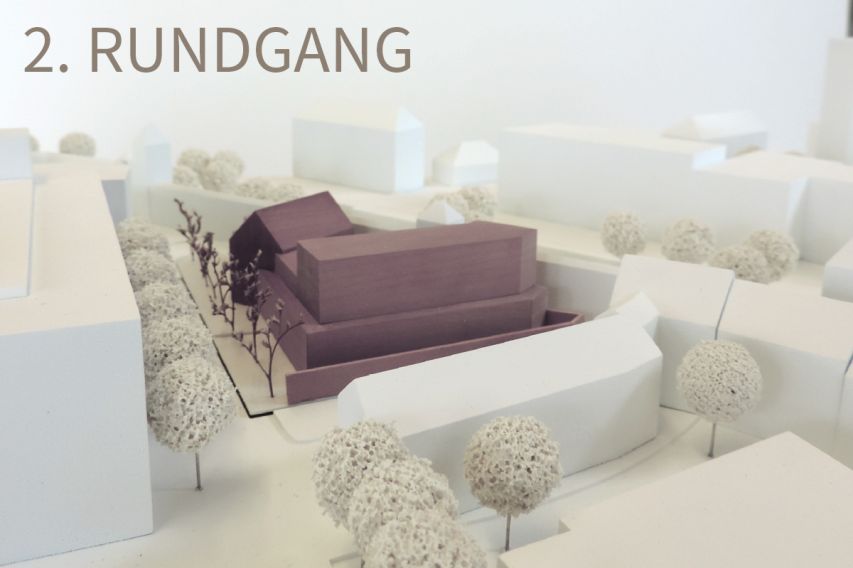 MAXTORMAUER NÜRNBERG | MODELL 2. RUNDGANG | QUELLE: W&V ARCHITEKTEN GMBH, LEIPZIG