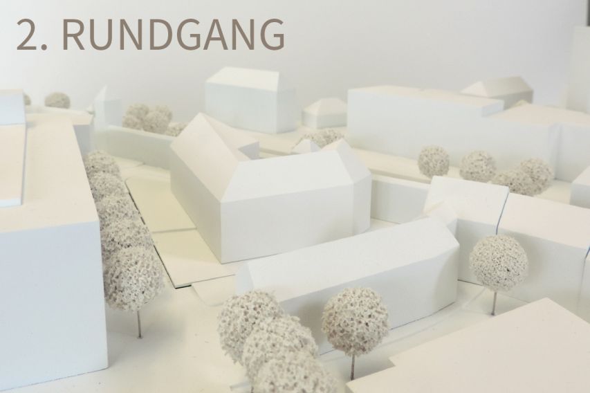 MAXTORMAUER NÜRNBERG | MODELL 2. RUNDGANG | QUELLE: HÄNDEL JUNGHANS ARCHITEKTEN GMBH, MÜNCHEN