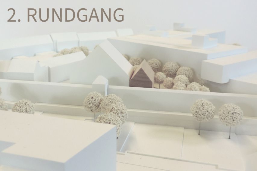 MAXTORMAUER NÜRNBERG | MODELL 2. RUNDGANG | QUELLE: GOETZ CASTORPH ARCHITEKTEN UND STADTPLANER GMBH, MÜNCHEN
